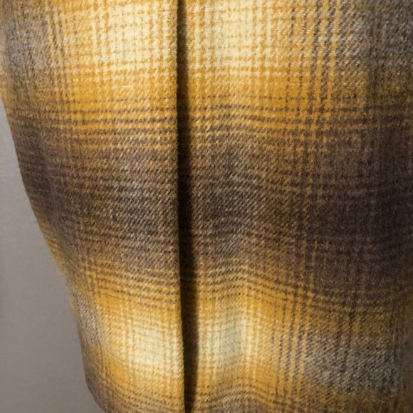 Tommy Hilfiger NWOT Designer Wool Blend Shadow Plaid Sz 6 Knee Length Coat - Picture 3 of 13